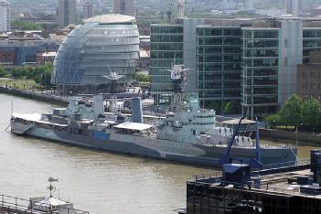 Great Britain (UK): HMS Belfast (Part of Imperial War Museum) in SE1 2JH London