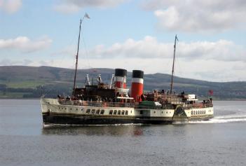 Great Britain (UK): Paddle Steamer Waverley - Raddampfer in G3 8HA Glasgow