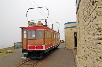 Great Britain (UK): Snaefell Mountain Railway in IM4 7NH Laxey