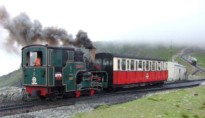 Great Britain (UK): Snowdon Mountain Railway in LL55 4TY Llanberis