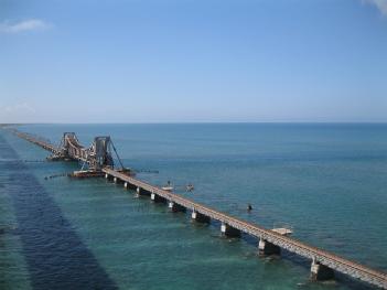 India: Pamban Bridge in 623519 Pamban