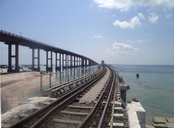 India: Pamban Bridge in 623519 Pamban