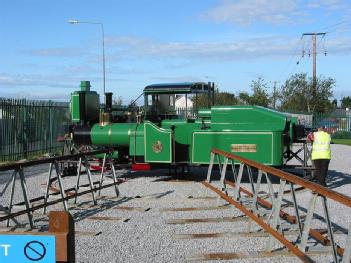 Ireland: Listowel and Ballybunion Railway - Lartigue Monorailway in Listowel