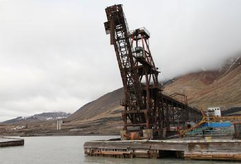 Norway: Pyramiden Museum in Pyramiden