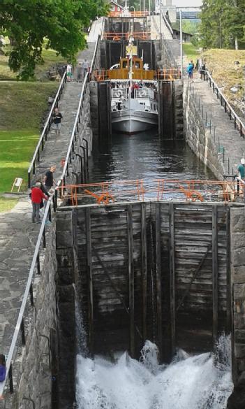 Norway: Telemarkskanalen Regionalpark - Vrangfoss sluser in 3825 Nome