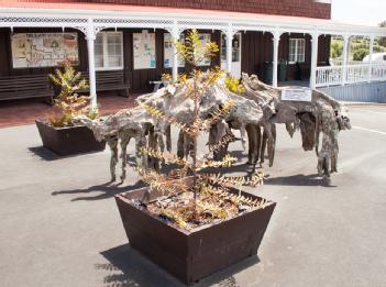 Neuseeland-Aotearoa: Kauri Museum in 0593 Matakohe