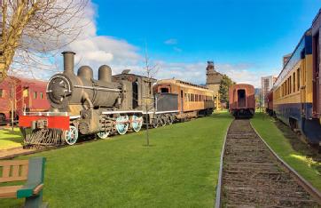 Chile: Museo Nacional Ferroviario Pablo Neruda in 479-2019 Temuco