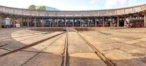 Chile: Museo Nacional Ferroviario Pablo Neruda in 479-2019 Temuco