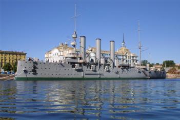 Fédération de Russie: Cruiser Aurora - Крейсер «Аврора» à 197046 St. Petersburg - Санкт-Петербург