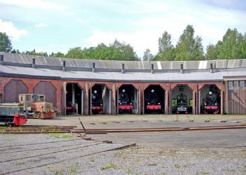 Sweden: GrängesBergsBanornas Järnvägsmuseum (GBBJ) in 77222 Grängesberg