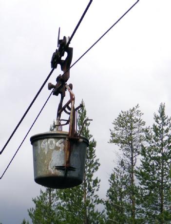 Sweden: Linbanan Kristineberg-Boliden - Luftseilbahn Norsjö in 93593 Norsjö