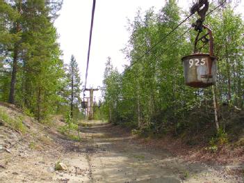 Linbanan Kristineberg Boliden Luftseilbahn Norsjoe :: Museum ...