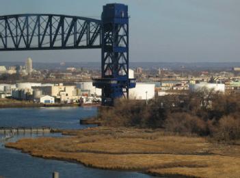 United States of America (USA): Arthur Kill Vertical Lift Bridge in 07206 Elizabethport