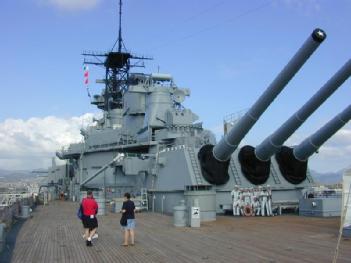 United States of America (USA): Battleship USS Missouri Memorial in 96818 Pearl Harbor