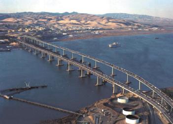 United States of America (USA): Benicia–Martinez Bridge in 94553 Martinez and Benicia