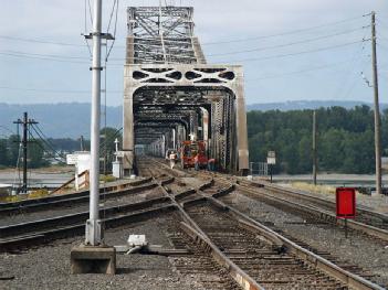 United States of America (USA): Burlington Northern Railroad Bridge 9.6 in 98660 Vancouver
