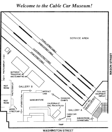 United States of America (USA): Cable Car Museum. in 94108 San Francisco