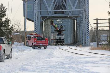 United States of America (USA): Cape Cod Canal Railroad Bridge in 02532 Bourne