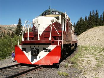 United States of America (USA): Leadville, Colorado and Southern Railroad in 80461 Leadville