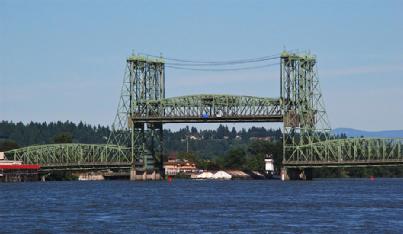 United States of America (USA): Columbia River Interstate Bridge in 97217 Portland