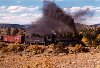 United States of America (USA): Cumbres and Toltec Scenic Railroad in 87520 Chama