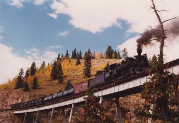 United States of America (USA): Cumbres and Toltec Scenic Railroad in 87520 Chama