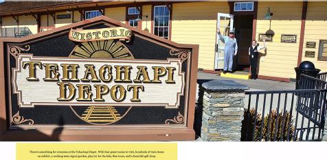 United States of America (USA): Tehachapi Depot Railroad Museum in 93561 Tehachapi