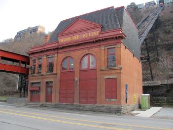 United States of America (USA): Duquesne Incline in 15219 Pittsburgh