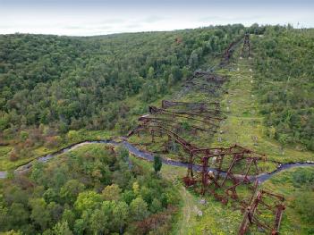 United States of America (USA): Kinzua Bridge State Park in 16740 Mt Jewett