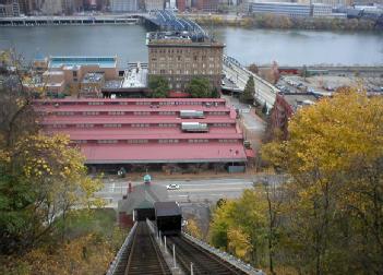 USA: Monongahela Incline in 15211 Pittsburgh