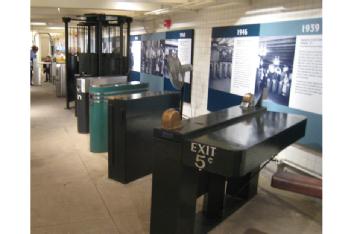 USA: New York Transit Museum - MTA in 11201 Brooklyn