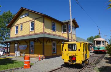 United States of America (USA): Oregon Electric Railway Museum (OERHS) in 97303 Brooks (near Salem)