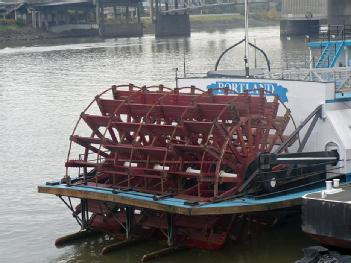 United States of America (USA): Oregon Maritime Museum on the steam sternwheeler “Portland“ in 97204 Portland