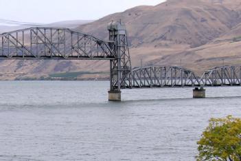 United States of America (USA): Oregon Trunk Rail Bridge or Celilo Bridge in 98673 Wishram