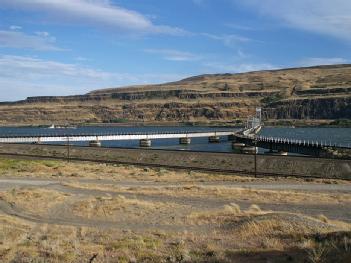 United States of America (USA): Oregon Trunk Rail Bridge or Celilo Bridge in 98673 Wishram