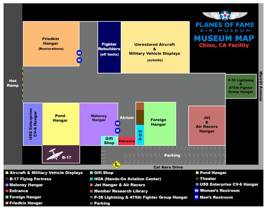 Planes of Fame Air Museum Chino :: Museum Finder, Guide, Rad ...