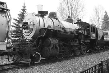 United States of America (USA): Railroad Heritage Park with Snow Train Rolling Stock in 82070 Laramie