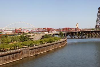 United States of America (USA): Steel Bridge in 97227 Portland