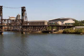 United States of America (USA): Steel Bridge in 97227 Portland