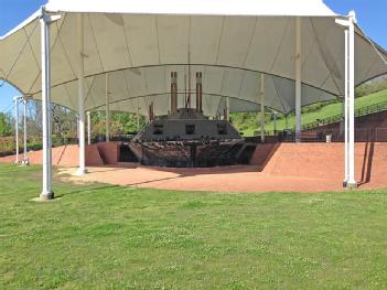 United States of America (USA): USS Cairo Gunboat and Museum in 39183 Vicksburg