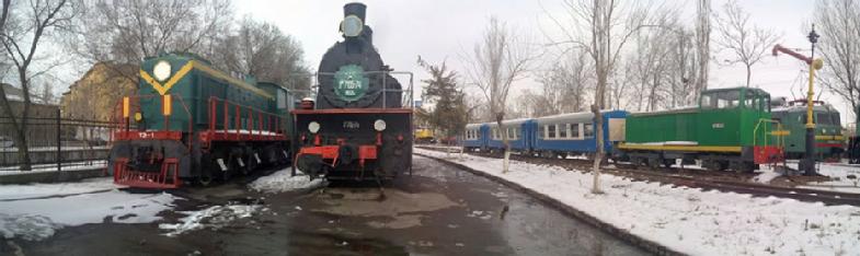 Uzbekistan: Museum of Rail Transport - Temi yo'l texnikasi muzeyi in Tashkent (Taschkent)